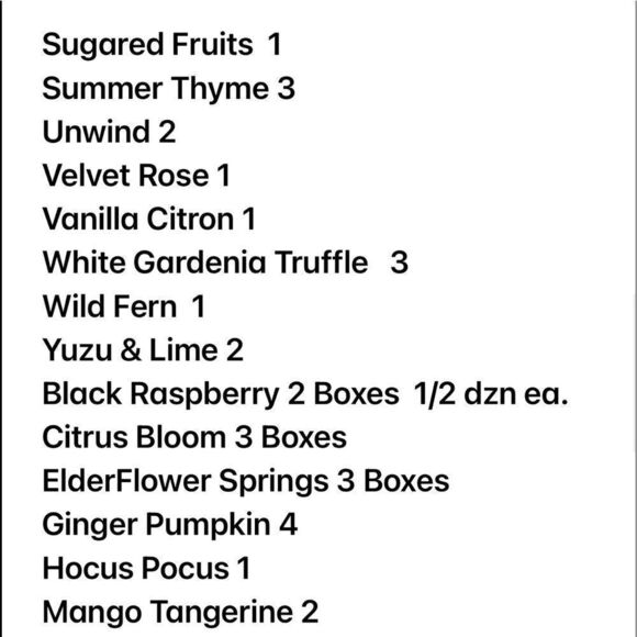 12 White Gardenia Truffle 2 boxes of 6 PartyLite - Picture 5 of 7